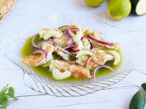 Aguachile de camarón, receta fácil y tradicional mexicana Baja California, Ceviche, Cilantro, Lima, Fresco, California