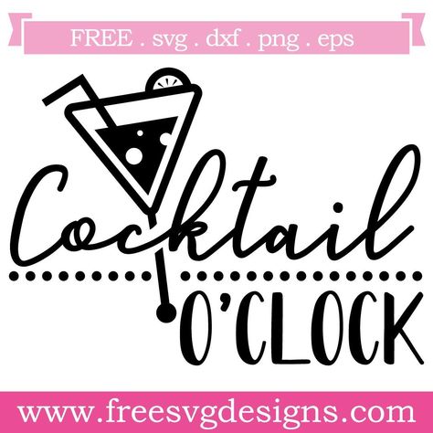 Drink Svg Free, Drinking Svg Free, Cocktail Silhouette, Svg Images, Photo Booth Props Free, Printable Photo Props, Cricut Explore Air Projects, Image Font, Cricut Stencils