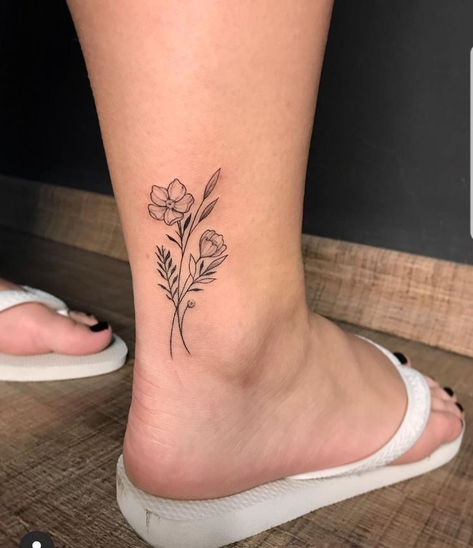 390f6006-b7c4-4f9b-84d8-361a0e1f6cf3 16 Tattoo, Ankle Tattoo Designs, Ankle Tattoos For Women, Ankle Tattoo Small, Anklet Tattoos, Tattoo Hand, Petite Tattoos, Парные Т�ату, Classy Tattoos