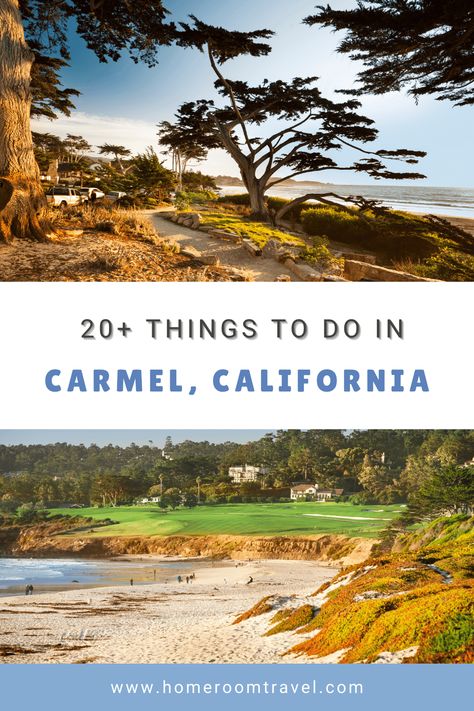 There are so many wonderful things to do in Carmel by the Sea, California, it’s impossible to get bored! The fairy-tale town of Carmel-by-the-Sea is located right on the gorgeous, beloved Central California Coast in the Monterey Peninsula. #carmel #california #californiacoast Carmel By The Sea California, Pacific Coast Highway California, Central California Coast, California With Kids, Sea Activities, Central Coast California, Monterey Peninsula, Canada National Parks, Carmel California