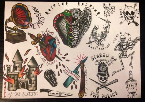 Reuben tat ideas, nice designs. Icon Tattoo, Amity Affliction, Traditional Tattoo Inspiration, Nice Designs, The Amity Affliction, Traditional Tattoo Sleeve, Traditional Flash, Flash Sheet, Flash Design