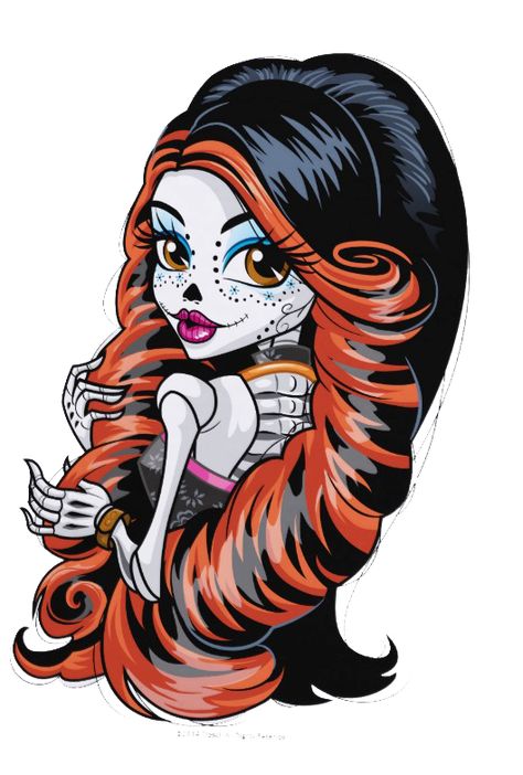 Monster High Skelita, Skelita Calaveras, A Skeleton, Monster High, Skeleton, Makeup, Hair, Make Up