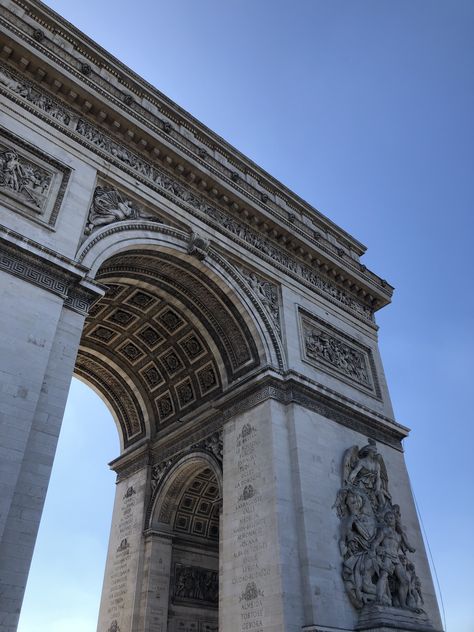 Arc de Triomphe, Paris Gcse Aesthetic, French Gcse, French Town, Paris Rooftops, Aesthetic Paris, France Trip, Travel Paris, Paris Architecture, Diy Plant Hanger