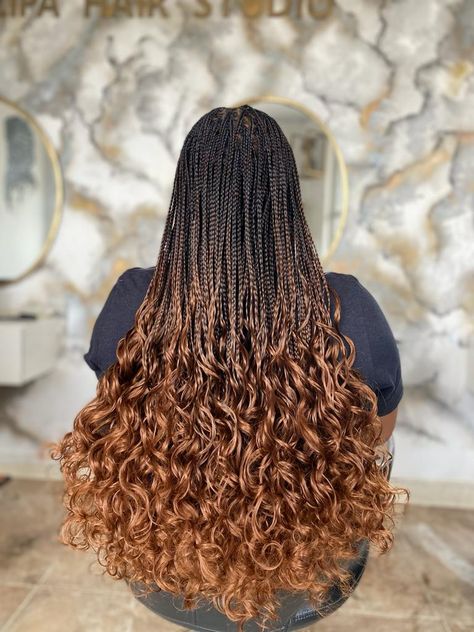 4 bundles used Spanish Curls Hairstyles, Spanish Curl Braids, Spanish Braids, Goddess Curls, Hairstyles Kenya, Spanish Hair, Spanish Hairstyles, Vacation Hair, Box Braid Hair