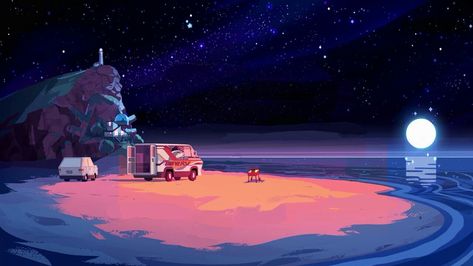 Steven Universe Laptop Wallpaper Hd, Steven Universe Background Landscape, Steven Universe Beach House, Steven Universe Landscape, Aesthetic Keyboard Background, Steven Universe Banner, Backgrounds Cartoon, Steven Universe Background, Oxenfree