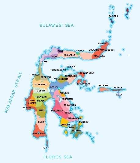 Sulawesi Island Ethnic Groups Maluku Islands, Language Map, Indonesia Tourism, Sabah Malaysia, South Sulawesi, Spice Island, Tourism Website, Historical Pictures, Historical Maps