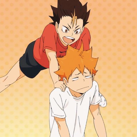 Nishinoya And Hinata, Haikyuu Screencaps, Noya Haikyuu, Yū Nishinoya, Nishinoya Yuu, Racun Shopee, Haikyuu Funny, Anime Crafts, Matching Wallpaper