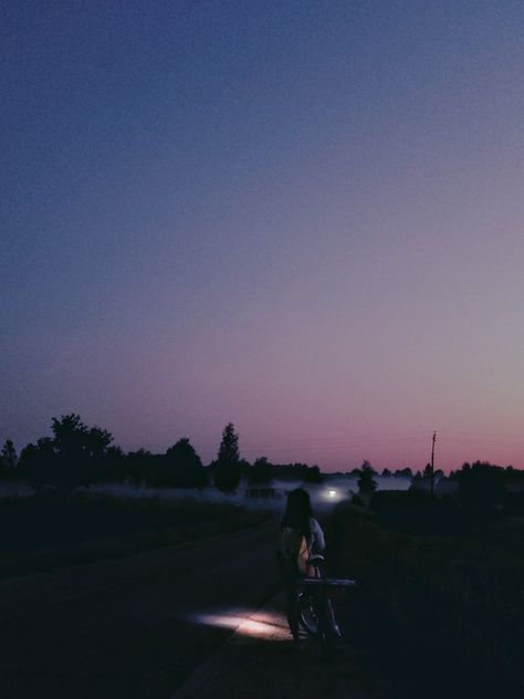 A bicycle trip at summer Smog evening lonely summer aesthetic Lonely Summer, Bicycle Travel, Summer Night, Summer Nights, Summer Aesthetic, Summer 2024, Summer Time, Bicycle