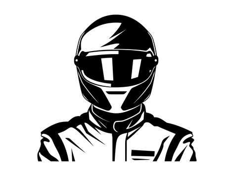 Race Car Driver, Art Cut, Silhouette Clip Art, Car Driver, Sport Automobile, Paper Wallpaper, Racing Driver, Car And Driver, Silhouette Cricut