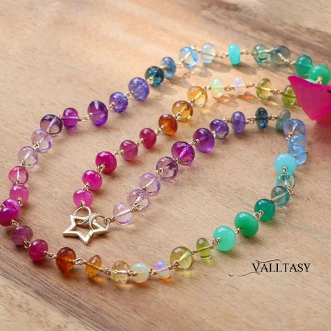 🌟You are my Star, my Light and my Gem 💎 That's what this long wire wrapped necklace whispers when you wear it 🥰 ✨️ ✨️ ✨️ From the Gemmy Necklaces Collection ✨️ "The Rainbow Day Long Necklace" ✨️ #valltasy #valltasyrainbow #longnecklace #wirewrappedjewelry #gemmynecklace #coloredgemstones #coloredstones #futureheirlooms #gemstonenecklace #colorfullife #longnecklaces #rainbowart #colorfulart #futureheirloom #necklaceswag #neckmess #necklacelayering #celestialjewelry #celestialjewellery #colo... Necklaces Collection, My Star, Wrapped Necklace, Celestial Jewelry, Wire Wrapped Necklace, Rainbow Art, Red Stone, Wire Wrapped Jewelry, The Rainbow