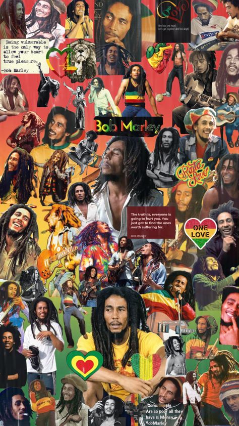 Rasta Lion, Bob Marley, Lion King, Lion, Collage