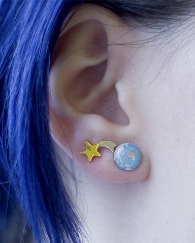 Space Earring, Space Earrings, Ami Mizuno, Coraline Jones, Byzantine Chain, To My Husband, Egg Yolks, Negative Comments, Sterling Bracelets