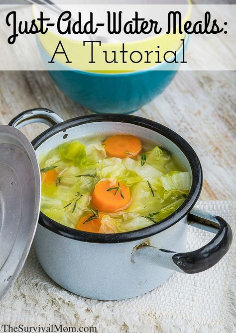 Just-Add-Hot-Water Meals: A Tutorial Diet Cabbage Soup, Cabbage Soup Crockpot, The Cabbage Soup Diet, Cabbage Soup Diet Plan, Cabbage Soup Diet Recipe, Hiking Food, Cabbage Soup Diet, Soup Diet, Backpacking Food