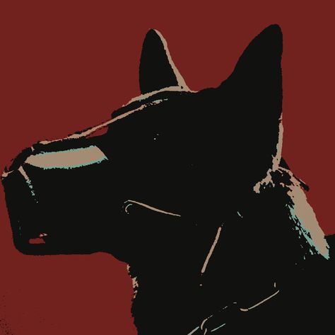 Dark Sun, Red Icons:), Bad Dog, Red Art, Red Aesthetic, Black Dog, Phone Themes, Funky Art, Dark Aesthetic