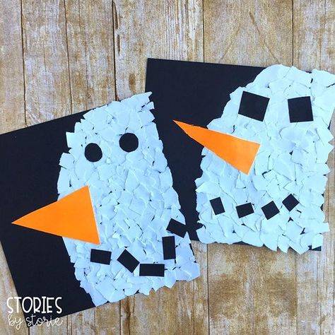 Winter Crafts Preschool, Winter Activities Preschool, January Crafts, K Crafts, Winter Art Projects, Winter Kindergarten, Tree Themes, Winter Preschool, Love Monster