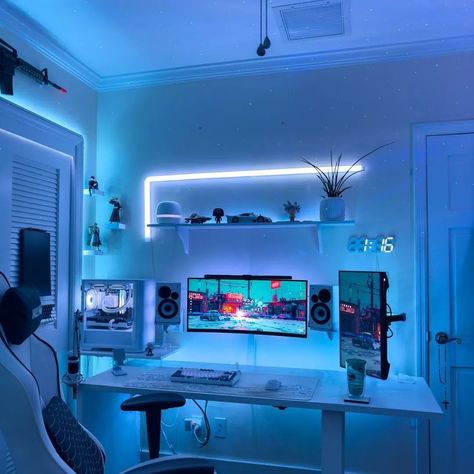 White or RGB setup? I prefer RGB. Double tap if you liked this ♥️♥️ 👉👉Follow @vividsetups 👈👈👈 👉👉Follow @vividsetups 👈👈👈 👉👉Follow @vividsetups 👈👈👈 Enable push notifications and don't miss any more content... #pcgamer #setupinspo #setupsusa #gamingpc #vividsetups Rgb Setup, Gaming Computer Room, Setup Gamer, Insta Reels, Pc Gaming Setup, Classy Outfits Men, Computer Room, Game Room Decor, Outfits Men