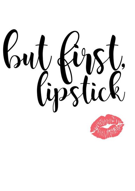 but first lipstick Typography Wall Art Print Quote,  #art #Lipstick #Print #Quote #Typography #wall Check more at http://www.lipinjections.lipinjectionscost.com/but-first-lipstick-typography-wall-art-print-quote/ Lipstick Typography, Mac Chili Lipstick, Colourpop Liquid Lipstick, Huda Beauty Lipstick, Kosmetyki Mary Kay, Lipstick Quotes, Colourpop Lipstick, Loreal Lipstick, Urban Decay Lipstick