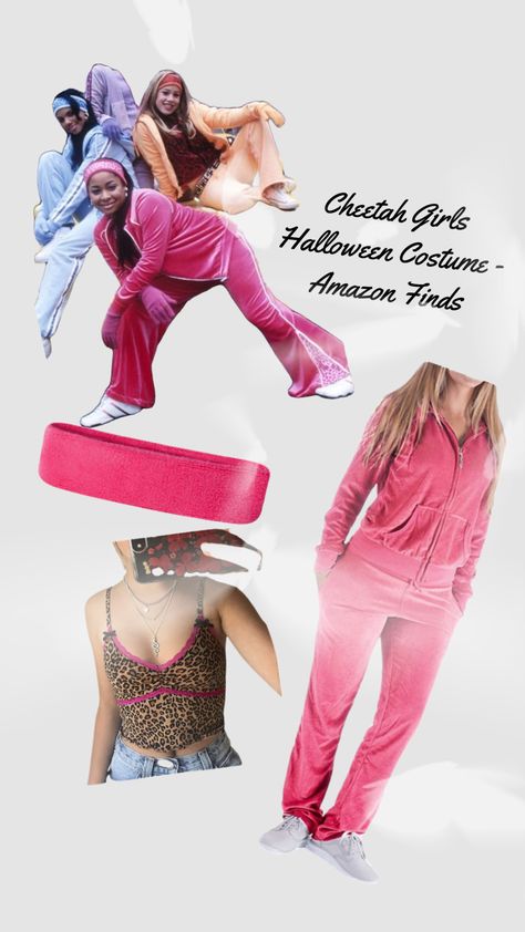 Cheetah Girls Halloween Costume #myfirstshuffle #halloweencostume #halloweenseason #halloweenvibes #cheetahgirls Cheetah Girls Halloween, Cheetah Girls Costume, Cheetah Costume, Spirit Days, Teen Halloween, Girl Movies, Girls Halloween, Movie Costumes, Halloween Costumes For Girls