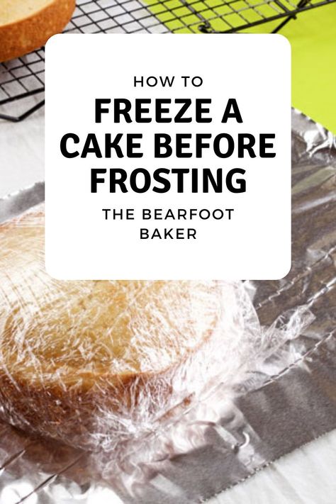 Did you know you can bake a cake and freeze that cake before you frost it? Check out this tutorial to find out how to freeze a cake before frosting it! This caking decorating tutorial will give you more baking ideas for your baking toolbox! #cakedecorating #bakingideas #thebearfootbaker #cake Bakery Style Cake, Learn Cake Decorating, Store Bought Frosting, Bake A Cake, Store Bought Cake, Ice Cake, Frosting Tips, White Frosting, Barbie Cake