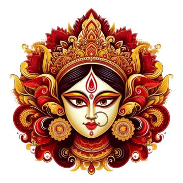 Navratri Goddess, Durga Navratri, Maha Ashtami, Durga Face, Navratri Puja, Happy Durga Puja, Durga Devi, Navratri Festival, Logo Cloud