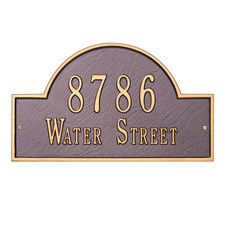 Arch Marker Address Plaque Address Marker, Address Plaques, Carpet Bathroom, The Mailbox, Address Plaque, Residential House, Address Sign, Lowes Home Improvements, House Numbers