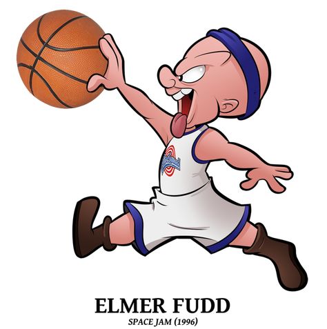 Draft 2018 Special - Elmer Fudd by BoscoloAndrea Space Jam Theme, Basketball Match, Looney Tunes Space Jam, Looney Tunes Wallpaper, Looney Tunes Show, Elmer Fudd, Old School Cartoons, Yosemite Sam, Looney Tunes Characters