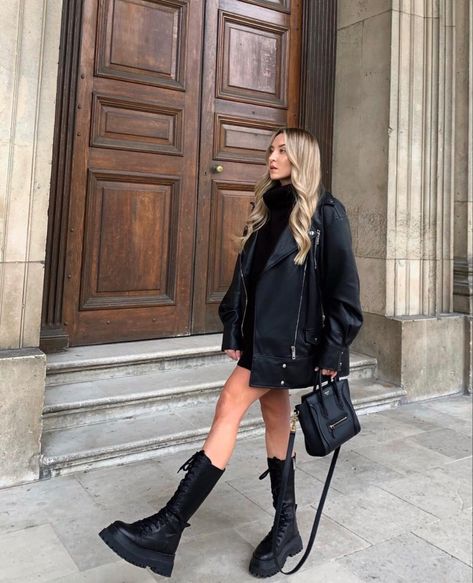 Gothic Fall Outfits, Fall Trends Outfits, All Black Fashion, Wardrobe Tips, Outfits Chic, Paris Outfits, Nice Style, Easy Trendy Outfits, Causual Outfits