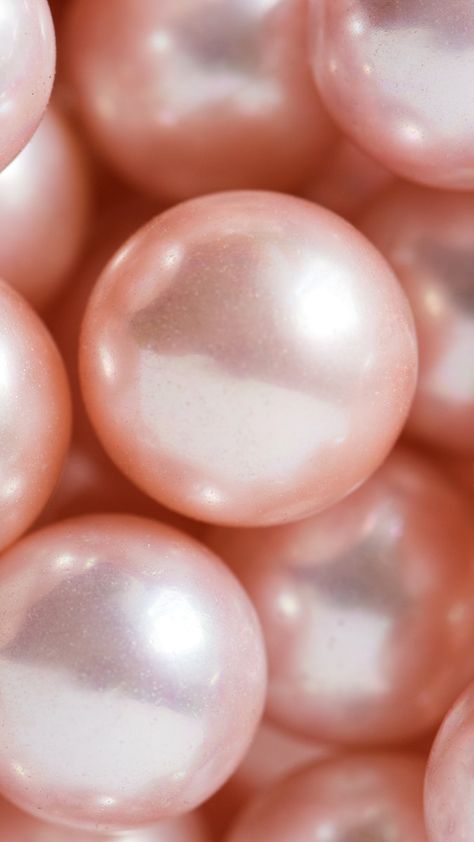 Pink pearls phone wallpaper background, HD aesthetic image | free image by rawpixel.com / Ake Pink Pearl Wallpaper, Pearly Wallpapers, Pearl Wallpaper Iphone, Pink Pearl Aesthetic, Pearls Aesthetic Wallpaper, Wallpaper Background Hd, Pearls Aesthetic, Heart Paintings, Hd Aesthetic