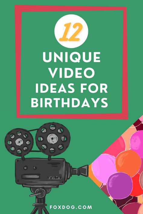 40th Birthday Video Message Ideas, Ideas For Birthday Videos, How To Make Birthday Video For Friend, Funny Birthday Video Ideas, Video Greetings Ideas Birthday, Video Ideas For Birthday, Cute Birthday Videos, 30th Birthday Video Ideas, Birthday Video Ideas Creative