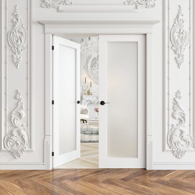 Internal double doors