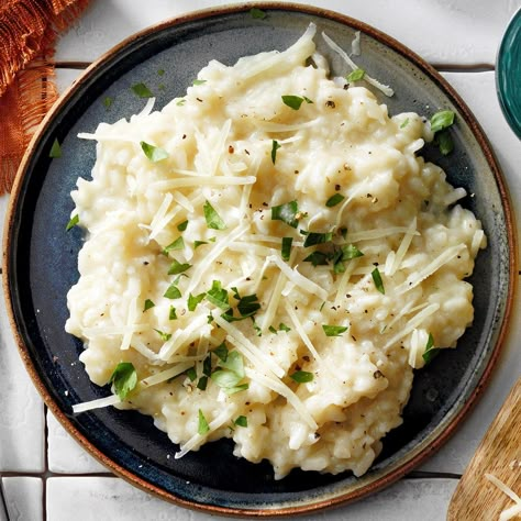 Parmesan Risotto Risotto Parmesan, Italian Rice Dishes, Italian Easter Recipes, Italian Rice, Parmesan Risotto, Italian Easter, Easter Dishes, Risotto Recipes, Taste Of Home