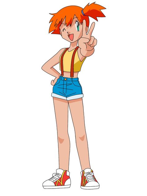 Misty (Pokemon) commission by DorjeDolma on DeviantArt Misty Pokemon Costume, Pokemon Show, Misty From Pokemon, Pokemon Names, Gen 1 Pokemon, Pokemon Costumes, Pokemon Clothes, Pokemon Team, Pokemon Ash