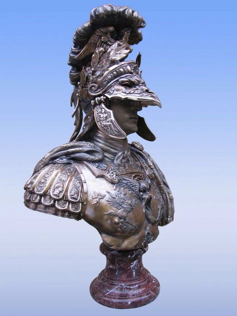 Roman style armour bust Medieval Tattoo, Helmet Armor, Ancient Armor, 다크 판타지, Knight Armor, Arm Armor, Medieval Armor, Fantasy Armor, Armor Concept