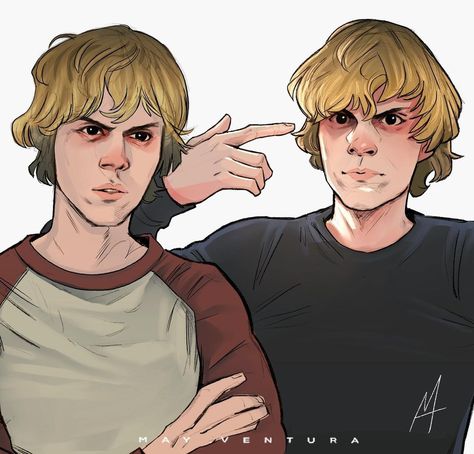 Tate Langdon Fanart, Tate Langdon Drawing, Ahs Fan Art, American Horror Story Art, Evan Peter, Tate And Violet, Goth Bands, Tate Langdon, Evan Peters