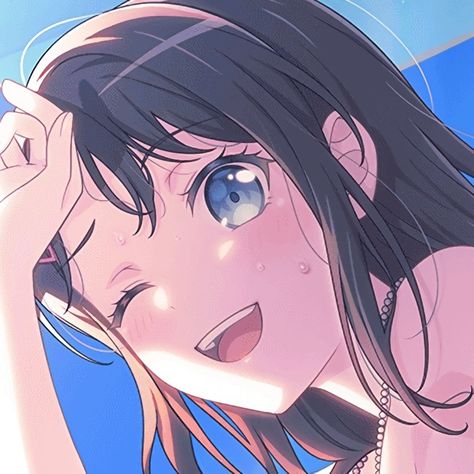 Misaki Icons Bandori, Misaki Okusawa Icon, Misaki Bandori, Misaki Okusawa, Rhythm Games, Girl Bands, Cute Art, Profile Picture, Bangs