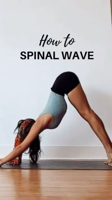 Spinal Waves, Body Practice, Yoga Daily, Better Body, Daily Exercise, Yoga Workouts, Yoga For Flexibility, Easy Yoga Workouts, Body Awareness