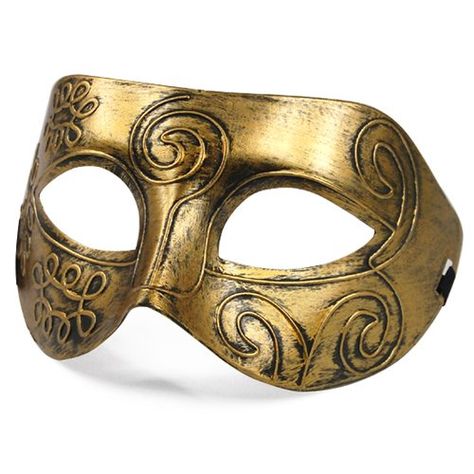 Stag Fancy Dress, Gladiator Halloween, Roman Party, Retro Halloween Party, Mens Masquerade Mask, Gold Eye Mask, Masked Ball, Gold Mask, Mask Masquerade