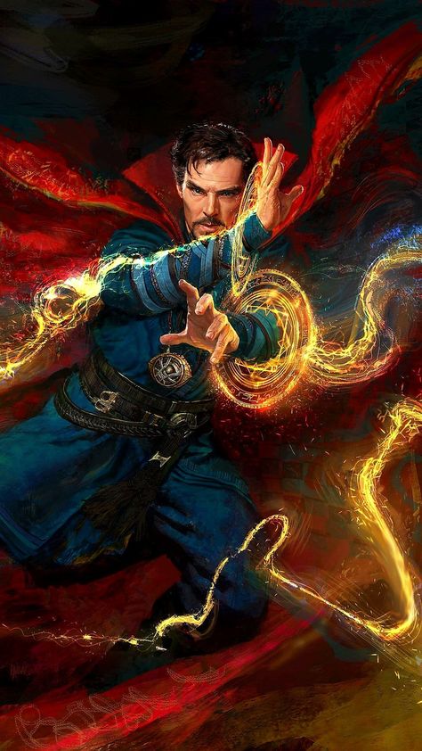 Doctor Strange Wallpaper Avengers, Strange Wallpaper, Doctor Strange Art, Film Marvel, Marvel Background, Doctor Strange Marvel, Marvel Artwork, Avengers Wallpaper, Marvel Fan Art