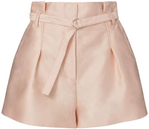 Disclosure: My pins are affiliate links, meaning, at no additional cost to you, I will earn a commission if you click on the link and/or make a purchase. 3.1 Phillip Lim Pink Satin Origami Shorts Satin Shorts, Fashion Attire, Designer Shorts, Cute Summer Outfits, Pink Shorts, Pink Satin, Phillip Lim, High Waisted Shorts, Classy Outfits