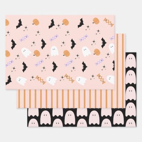 $9.65 | Modern Spooktacular Halloween Party | Halloween Crafts | spooktacular, halloween, cute, spooky, pink, halloween birthday, first, birthday, second, little boo Pink Halloween Birthday, Kids Wrapping Paper, Birthday Second, Gift Wrapping Inspiration, Modern Halloween, Wrapping Paper Design, Unique Gift Wrapping, Spooktacular Halloween, Halloween Cute