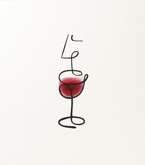 Illustration | Wine tasting Wine Illustration Design, Wine Glass Tattoo, Art Du Vin, Wine Tattoo, Wine Logo, Ouzo, Wine Poster, Wine Design, Wine Art