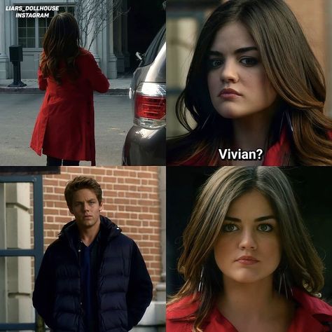 When Aria was mistaken for Vivian Darkbloom. Aria Montgomery Style, Favorite Tv Characters, Aria Montgomery, Forever In My Heart, Living Forever, Tv Characters, Live Forever, Pretty Little Liars, Riverdale