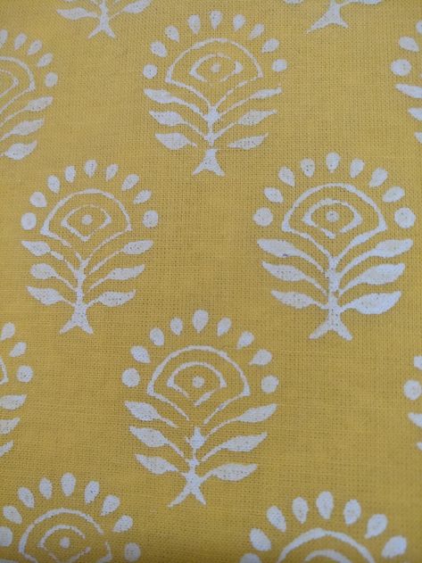 Block Printed Cotton Fabric Fabric for Quilting Cotton | Etsy Chair Reupholstery, Indian Block Print Fabric, Sewing Materials, Fabric Yellow, Block Printed Fabric, Frame Fabric, Printing Fabric, Block Print Fabric, Printed Cotton Fabric