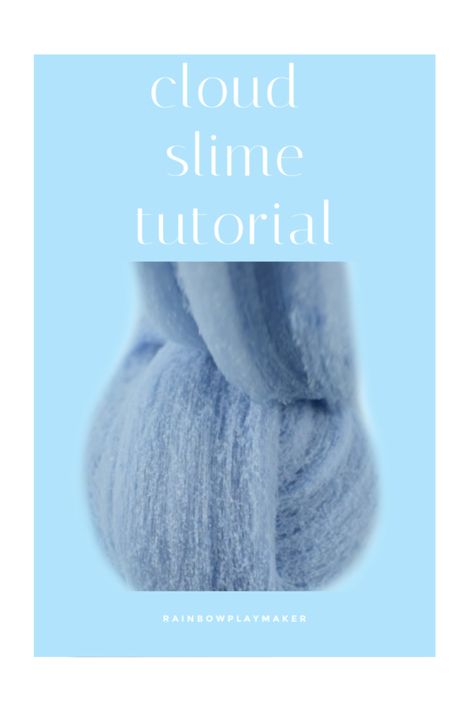 Cloud slime is a super fluffy cotton candy-like cloud of slime that has an amazing poof when stretched and inflated. This type of slime is not sticky and claims to have the ability to be drizzled in a satisfying manner by its users. Who doesn’t love Cloud Slime? If you are a slime person, then you will love this Cloud Slime Recipe. Cloud slime-type slimes have always been some of the biggest sellers in my slime shop! Not to mention top sellers at all the slime conventions. The process of ... Slime Recipe Cloud, Slime Person, Cloud Slime Recipe, Cotton Candy Slime, Types Of Slime, Free Slime, How To Make Clouds, Cloud Slime, Slime Recipes