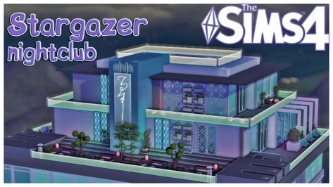 rayla San Myshuno, Penthouse, Night Club, Sims 4, Cyberpunk, Lounge, Building