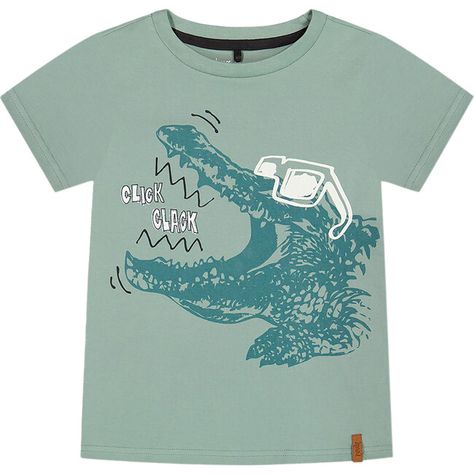 Our Organic Cotton T-Shirt With Print Sage Green proves that even a casual graphic tee can elevate his style! With short sleeves and a crew neckline, this colorful tee features a bold crocodile print, perfect for the boy that loves reptiles. | Deux par | Organic Cotton T-Shirt, (Sage Green, Size 7) | Maisonette collects the best children’s products from around the world (unlike Zulily, Etsy, The Tot, Farfetch Kids, Childrensalon, Crate and Kids, Kohls, Wayfair, Buy Buy Baby, Nordstroms, Mini Boden, J.Crew Factory, or PotteryBarn Kids), creating a curated shopping experience for you. Think of us as your shortcut to fashion for litte ones! Crocodile Print, Kids Graphic Tees, Buy Buy, Buy Buy Baby, Mini Boden, Landscape Prints, Jersey Tee, Pottery Barn Kids, Boys Shirts