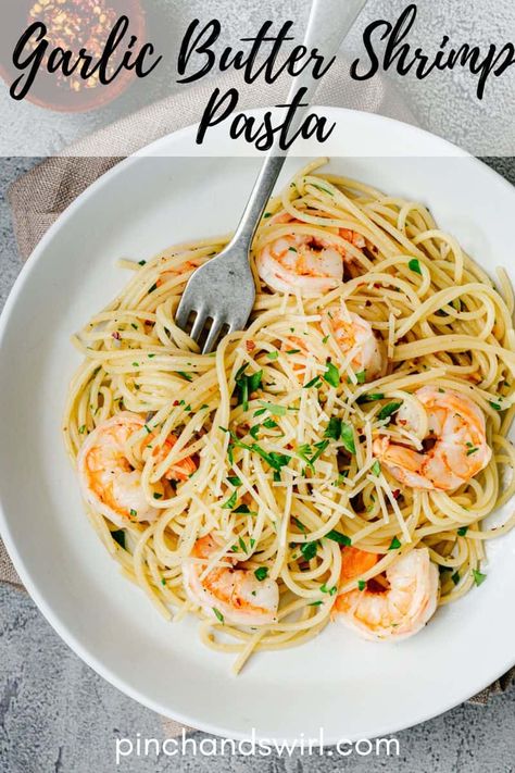 Garlic Butter Shrimp Pasta Shrimp Aioli Pasta, Pasta For Shrimp, Shrimp Pasta Butter Garlic Sauce, Garlic Herb Butter Shrimp Pasta, Garlic Butter Prawn Pasta, Garlic Butter Shrimp Linguine, Garlic Butter Seafood Pasta, Buttery Shrimp Pasta, Garlic Butter Noodles With Shrimp