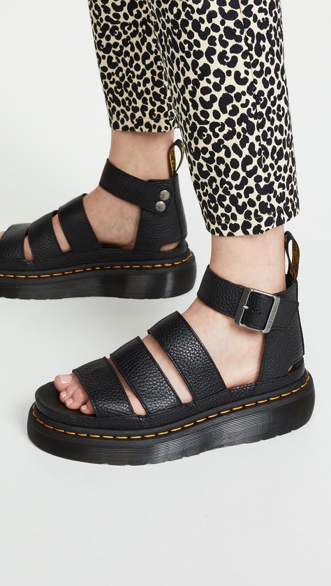 Dr. Martens Clarissa II Quad Sandals SAVE UP TO 40 SURPRISE SALE #Sponsored , #ad, #II, #Quad, #Clarissa, #Dr, #Martens Dr Martens Clarissa Ii, Doc Marten Sandals, Dr Martens Clarissa, Dr Martens Sandals, Doc Martens Boots, Foot Injury, Sandals Outfit, Dr Martens Black, Mode Casual