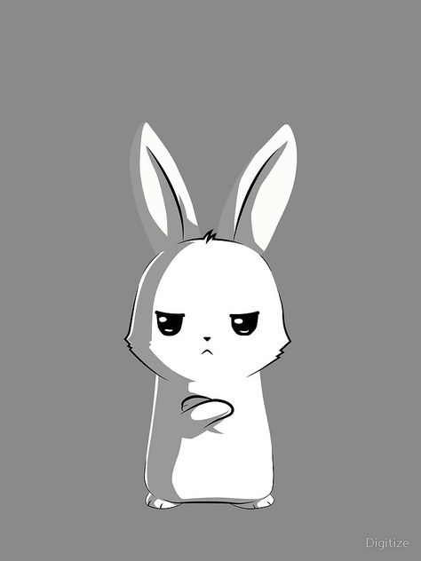 Angry Bunny Cartoon, Angry Bunny Drawing, Angry Rabbit Drawing, Angry Bunny, Angry Rabbit, Animated Bunny, Grumpy Bunny, Pop Art Comic Girl, Bunny Drawing