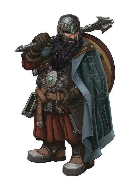 Male Dwarf Cleric with Mace - Pathfinder PFRPG DND D&D 3.5 5th ed d20 fantasy Heroic Fantasy, Fantasy Races, Dungeons And Dragons Characters, Warhammer Fantasy, Fantasy Warrior, Arte Fantasy, Fantasy Rpg, 판타지 아트, Fantasy Inspiration